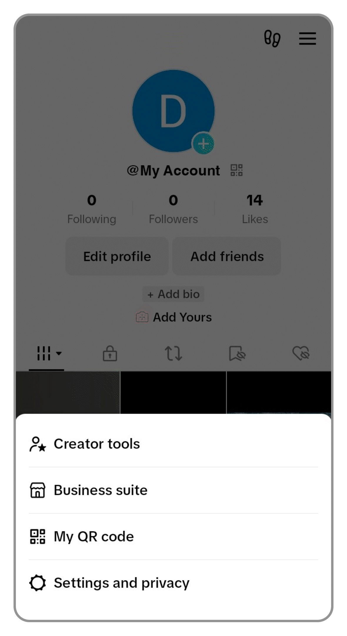 To unlink TikTok for Business from your TikTok account GIF