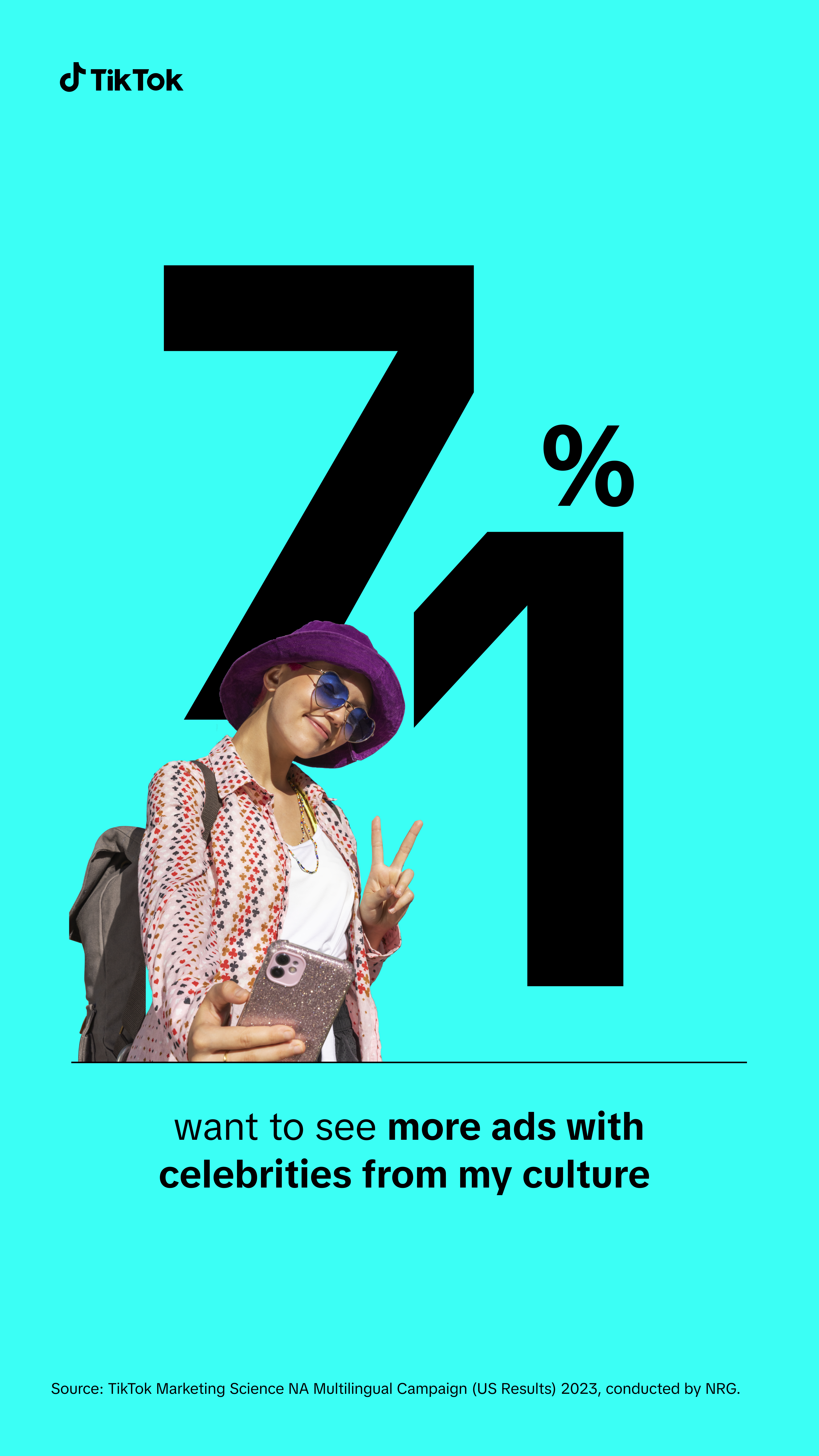 71% of bilingual users want to see more ads with celebrities from their culture