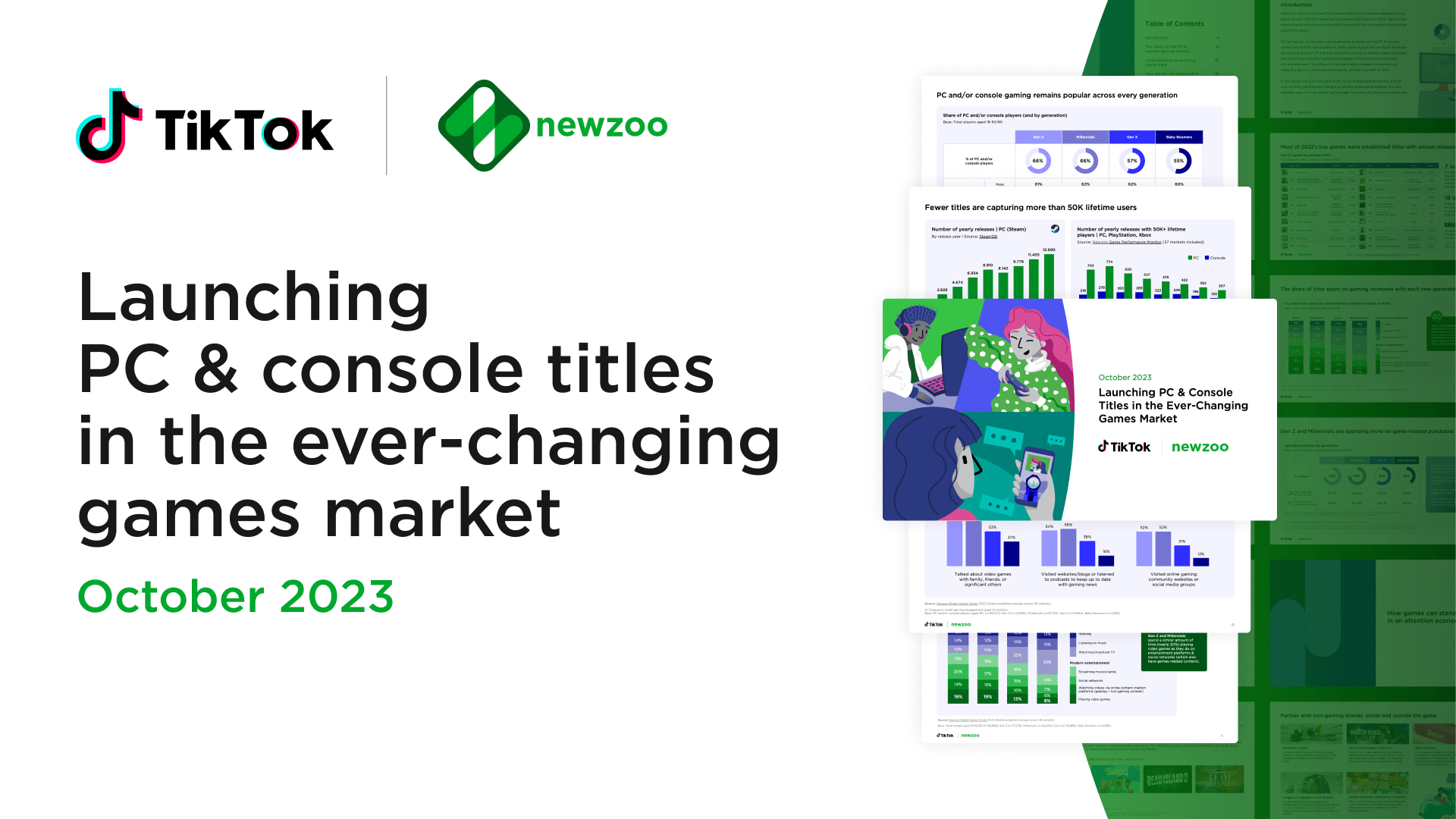 TikTok x Newzoo report: Launching PC & console titles in the ever-changing games market