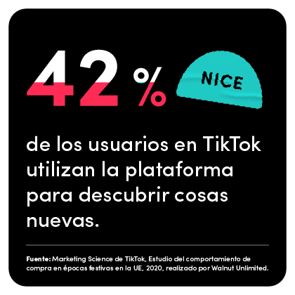 TikTok para descubrir productos