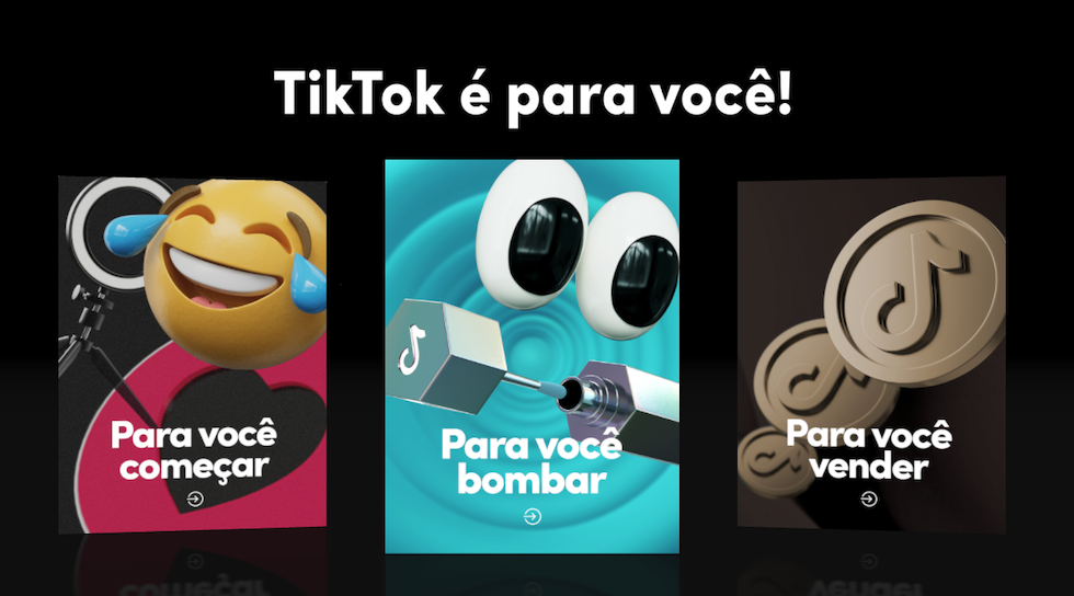 TikTok lança TikTok Para Você, plataforma online gratuita para ajudar anunciantes